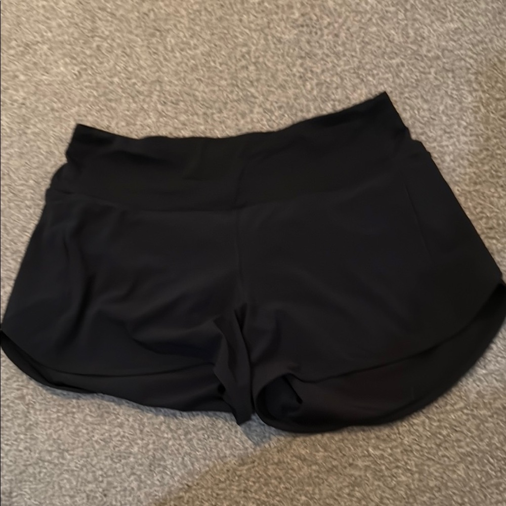 Lululemon Athletica Black Athletic Shorts Lightweight Stretch
